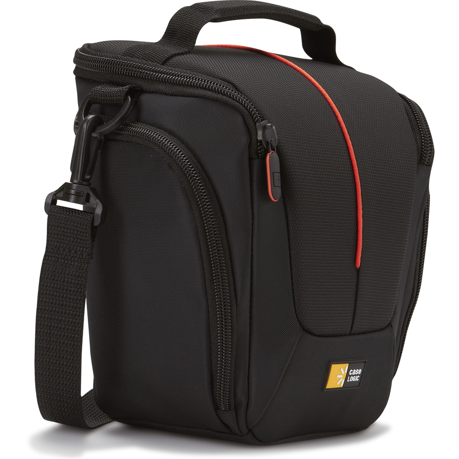 Case Logic DCB-306 Carrying Case (Holster) Camera, Accessories, Battery, Cable, Lens Cap, Memory Card, Cloth - Black