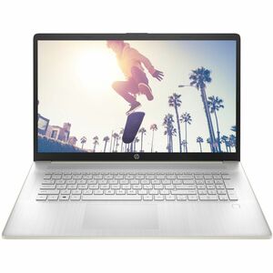 HP 17-cp2000 17-cp2331ds 17.3" Touchscreen Notebook - HD+ - AMD Ryzen 3 7320U - 8 GB - 256 GB SSD - Natural Silver, Diamond White