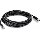TRENDnet M12 to RJ-45 Industrial Ethernet Cable, 5m (16.4 ft.)
