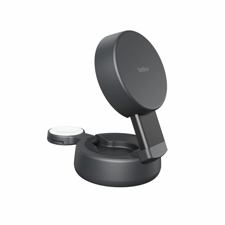 Belkin UltraCharge Pro 2-in-1 Convertible Magnetic Charger with Qi2 25W, Charcoal