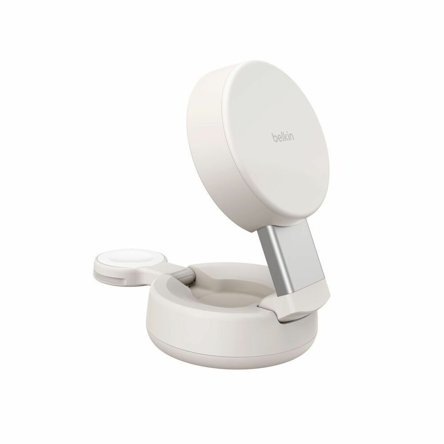 Belkin UltraCharge Pro 2-in-1 Convertible Magnetic Charger with Qi2 25W, Sand