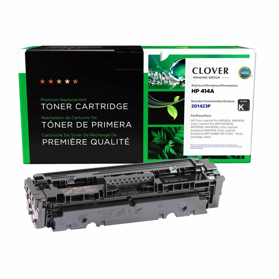 Clover Imaging Remanufactured Black Toner Cartridge (New Chip) for HP 414A (W2020A)