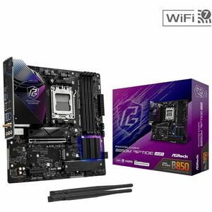 Phantom Gaming B850M Riptide WiFi Gaming Desktop Motherboard - AMD B850 Chipset - Socket AM5 - Micro ATX