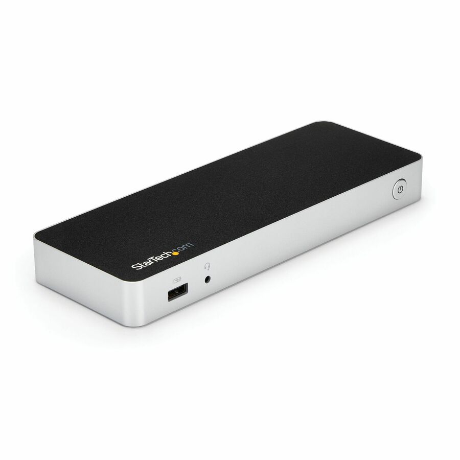 StarTech Dual Monitor USB C Docking Station w/ 60W Power Delivery - USB 3.1 Gen 1 Type C to HDMI or DVI - 5x USB - Windows Laptop Dock