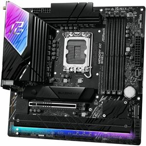 Phantom Gaming B860M Lightning WiFi Gaming Desktop Motherboard - Intel B860 Chipset - Socket LGA-1851 - Micro ATX
