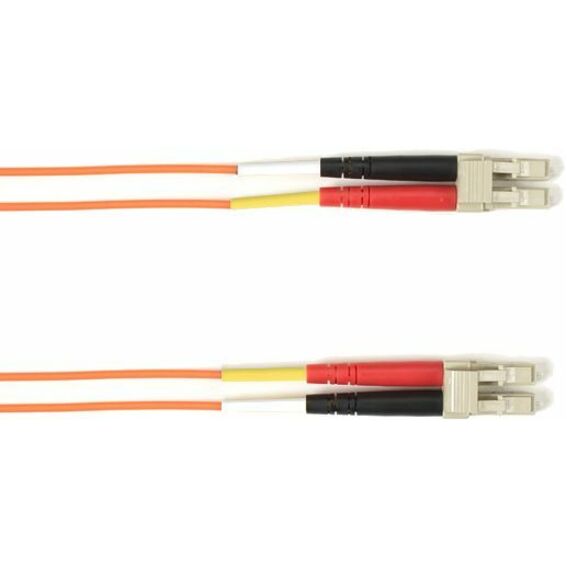 Black Box Colored Fiber OM4 50/125 Multimode Fiber Optic Patch Cable - OFNP Plenum
