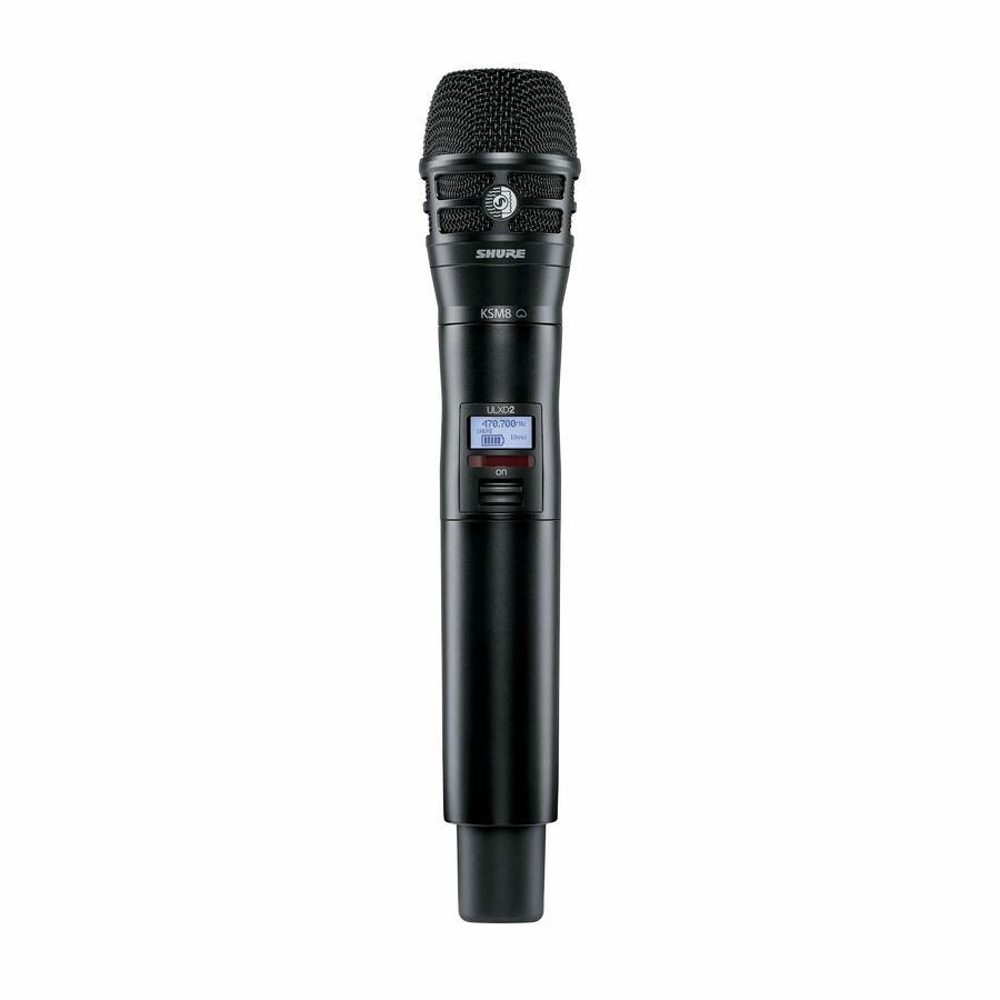 Shure Rugged Wireless Dynamic Microphone for Vocals, Professional Audio, Sound Reinforcement - Black