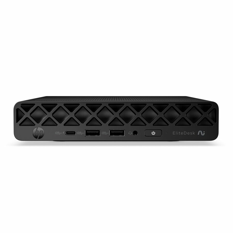 HP EliteDesk 8 G2i Desktop Computer - Intel Core Ultra 5 Series 3 336H - 16 GB - 512 GB PCI Express NVMe SSD - Mini PC - Jack Black