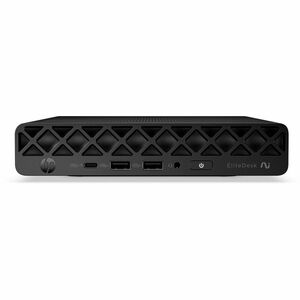 HP EliteDesk 8 G2i Desktop Computer - Intel Core Ultra 5 Series 3 325 - 16 GB - 256 GB PCI Express NVMe SSD - Mini PC - Jack Black