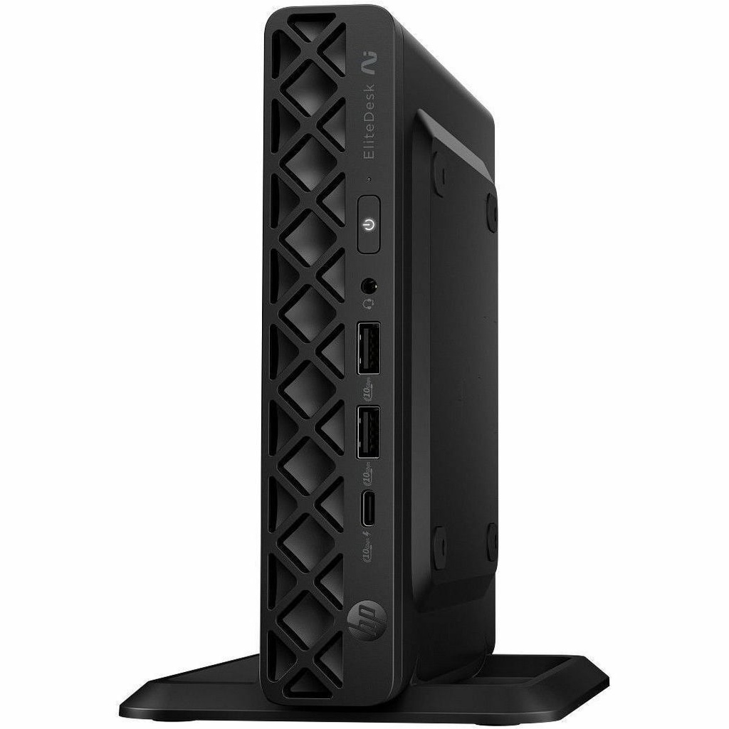 HP EliteDesk 8 G2i Desktop Computer - Intel Core Ultra 5 Series 3 325 - 16 GB - 256 GB PCI Express NVMe SSD - Mini PC - Jack Black