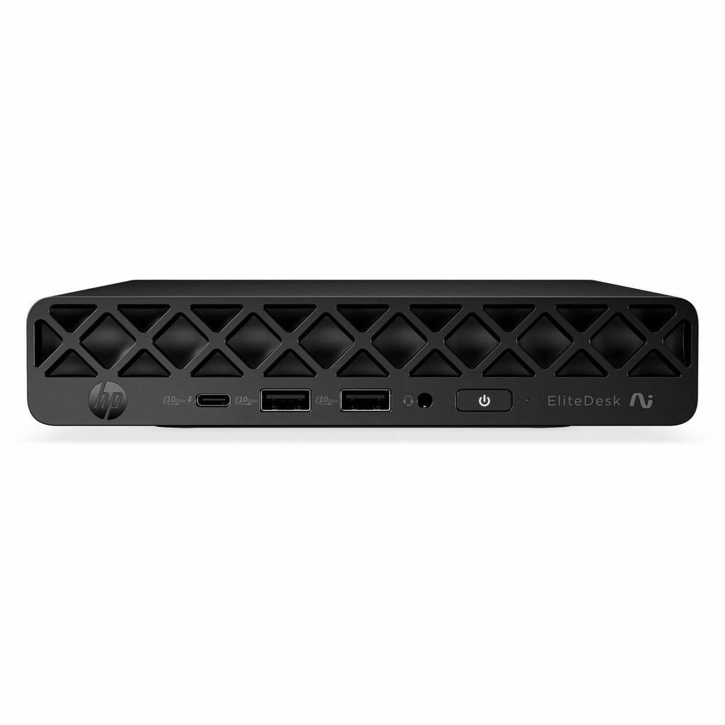 HP EliteDesk 8 G2i Desktop Computer - Intel Core Ultra 7 Series 3 356H - 32 GB - 512 GB PCI Express NVMe 5.0 SSD - Mini PC - Jack Black