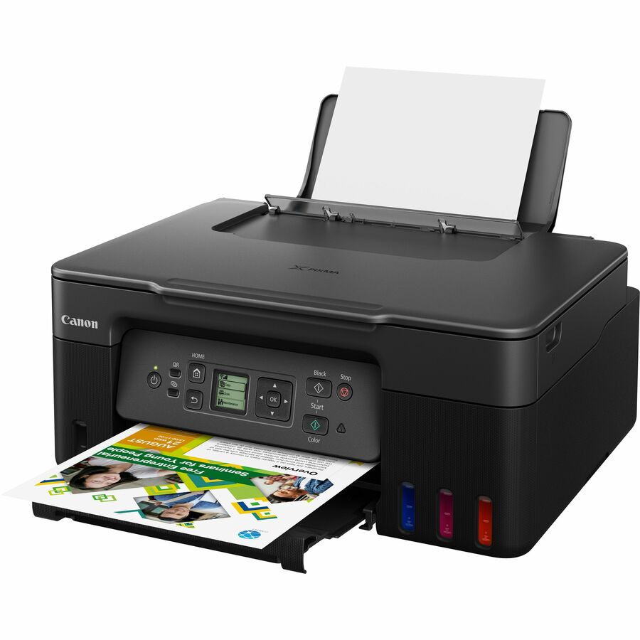 Canon PIXMA G3270 Wireless MegaTank Inkjet Multifunction Printer - Color - Black