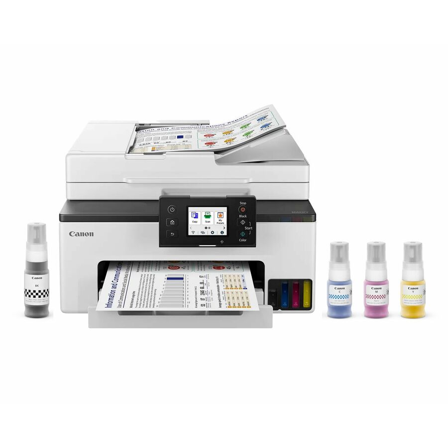 Canon MAXIFY GX2020 Wired & Wireless MegaTank Inkjet Multifunction Printer - Color