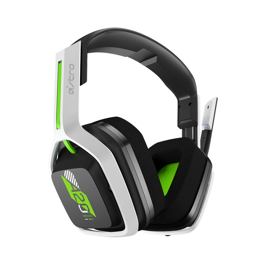 ASTRO Gaming A20 Wireless Headset Gen 2 for Xbox Series X|S/Xbox One/PC/Mac, White/Green