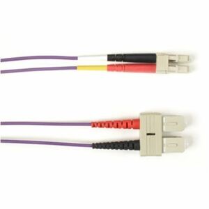 Black Box Colored Fiber OM2 50/125 Multimode Fiber Optic Patch Cable - OFNR PVC