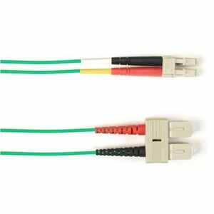 Black Box Colored Fiber OM3 50/125 Multimode Fiber Optic Patch Cable - OFNP Plenum