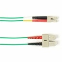 Black Box Colored Fiber OM3 50/125 Multimode Fiber Optic Patch Cable - OFNP Plenum