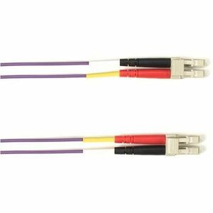 Black Box Colored Fiber OM4 50/125 Multimode Fiber Optic Patch Cable - OFNR PVC