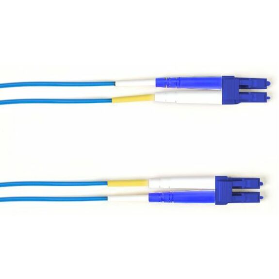 Black Box Colored Fiber OS2 9/125 Singlemode Fiber Optic Patch Cable - OFNR PVC