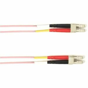 Black Box Colored Fiber OM4 50/125 Multimode Fiber Optic Patch Cable - OFNP Plenum