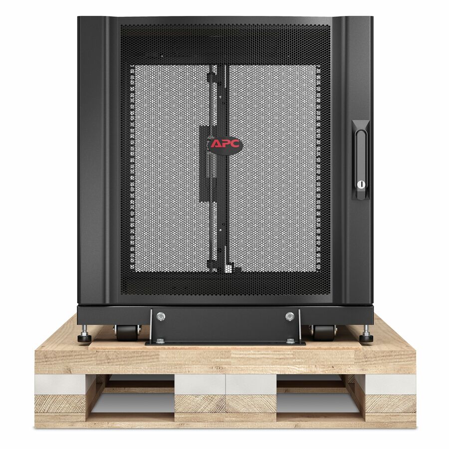 APC NetShelter SX, Server Rack Enclosure, 12U, Shock Packaging, Black, 658H x 600W x 1070D mm [TAA]