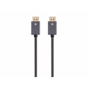 Monoprice DisplayPort 1.4 EasyPlug Nylon Braided Cable, 3ft, Gray (10 Pack)