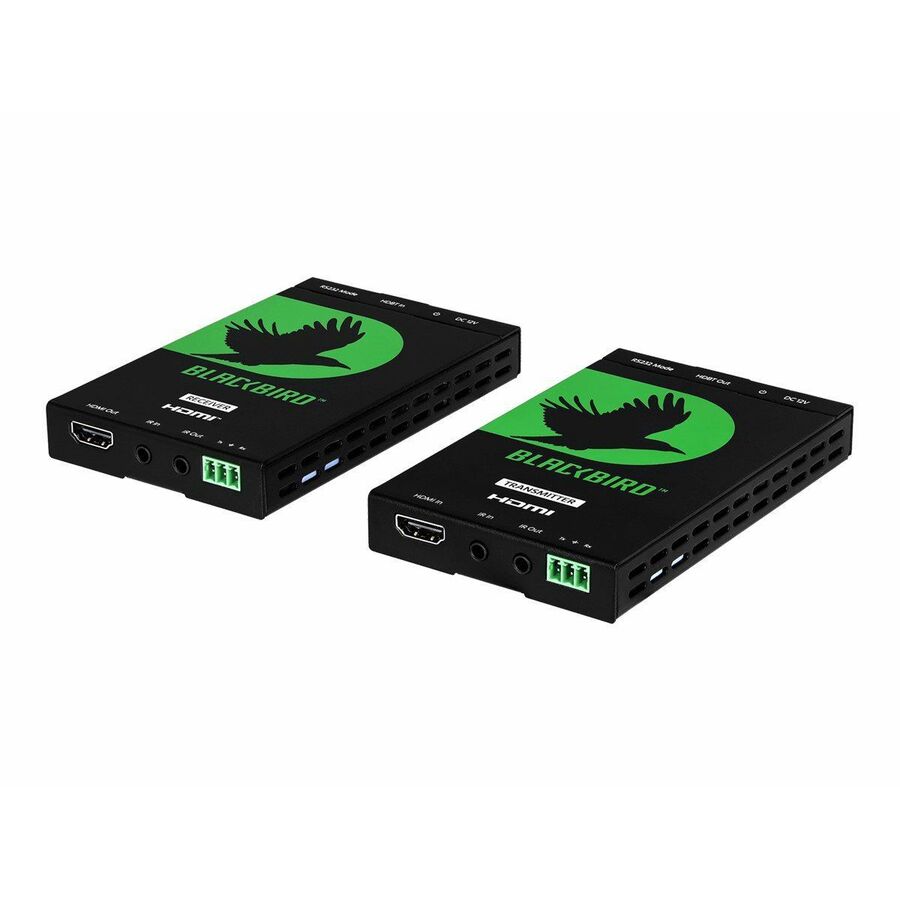Monoprice Blackbird 4K60 Pro HDBaseT Lite Video Extender Kit up to 70m with IR, PoC, RS-232, HDCP 2.2