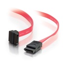 C2G 18in 7-pin 180° to 90° 1-Device Serial ATA Cable