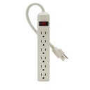 Belkin 6-Outlet Power Strip - 3ft Cord - Straight Plug - On-Off Switch - White