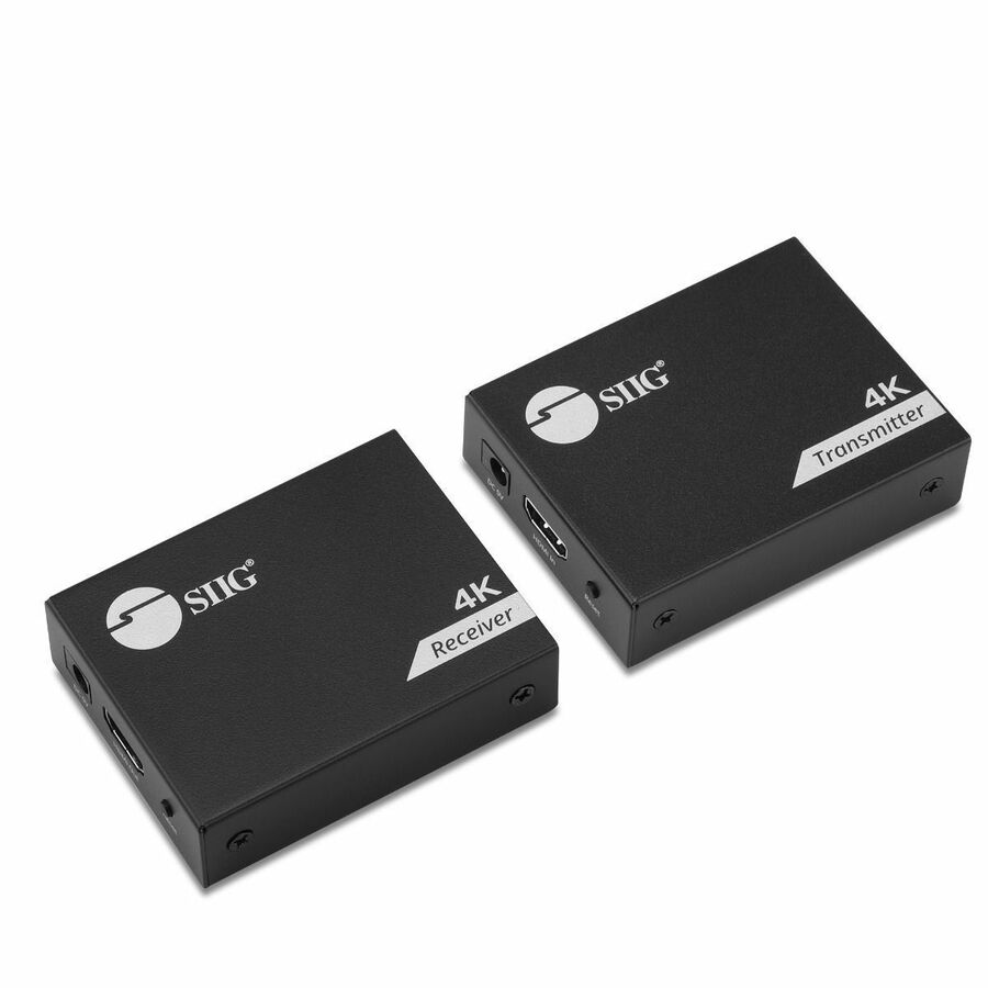 SIIG 4K HDMI USB KVM Extender over CAT6 - Up to 230 feet - Zero Latency - ESD Protection