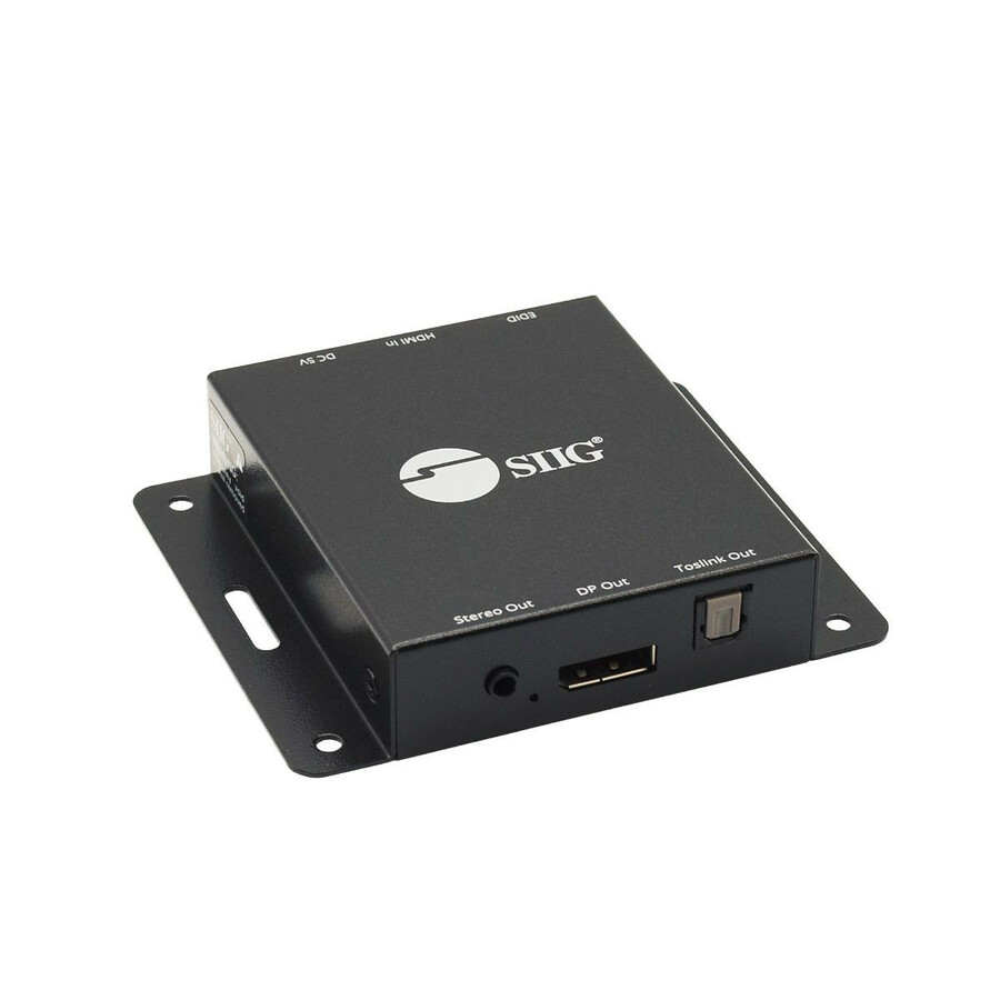 SIIG HDMI 2.0 to DisplayPort 1.2 Converter with Audio Extractor