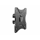 Monoprice Premium 43214 Mounting Bracket for TV, Curved TV, Flat Panel Display - Black - Horizontal/Vertical