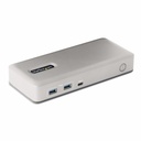StarTech Dual-Monitor USB-C Docking Station, DisplayPort & HDMI/VGA Multi Monitor Dock, 4K 60Hz, USB-C Dock, 7x USB Hub, 85W PD, TAA