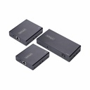 StarTech 2-Port HDMI Extender and Splitter Over CAT6, 4K 60Hz, Up to 230ft (70m), 1x2 HDMI over Ethernet Distribution Kit, 1 In 2 Out