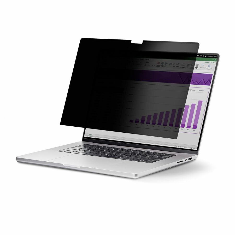 StarTech 14.1-inch 16:10 Flip-Up Privacy Screen with Touch, Anti-Glare Blue Light Filter, Laptop Monitor Screen Protector