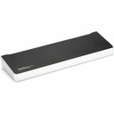 StarTech 4K USB-C Dock, Triple UHD 4K Monitor Docking Station, Mac & Windows, HDMI & DisplayPort, 60W PD, 5x USB 5Gbps Hub, TAA
