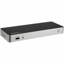 StarTech USB C Dock - 4K Dual Monitor HDMI & DisplayPort USB Type-C Docking Station - 60W Power Delivery, SD, 4-port USB 3.0 Hub, GbE