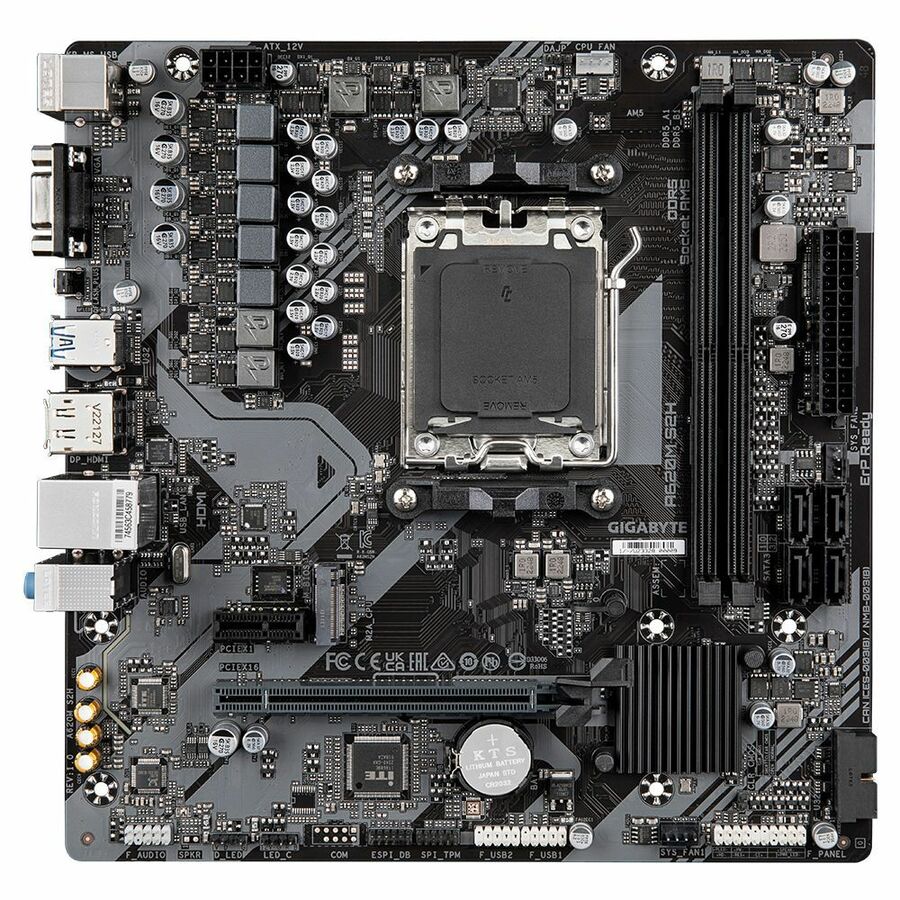 GIGABYTE Ultra Durable A620M S2H Desktop Motherboard - AMD A620 Chipset - Socket AM5 - Micro ATX