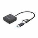 StarTech USB-C/USB-A to M.2 NVMe Dock Adapter, 10Gbps, Tool-Free External M.2 NVMe SSD Reader, B+M/M-Key