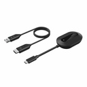 Belkin ConnectAir Wireless HDMI Video Adapter - USB-C Transmitter w/ USB-A to HDMI Receiver - AV Extender - Black