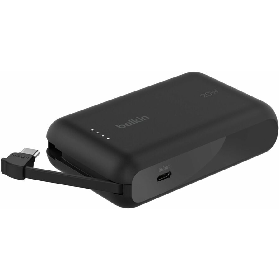 Belkin BoostCharge Power Bank 10K With Integrated Cable