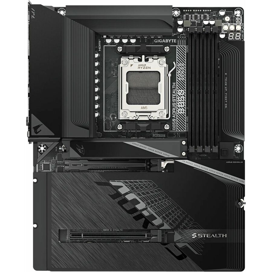 Aorus STEALTH B850 Gaming Desktop Motherboard - AMD B850 Chipset - Socket AM5 - ATX
