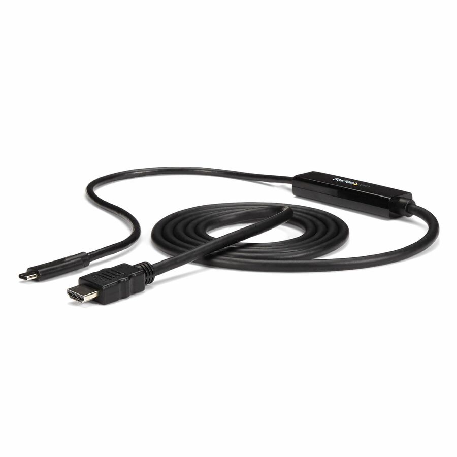 StarTech 3.3ft (1m) USB C to HDMI Cable, 4K 30Hz USB Type-C to HDMI Video Display Converter, Monitor Adapter Cord, Thunderbolt Compat.