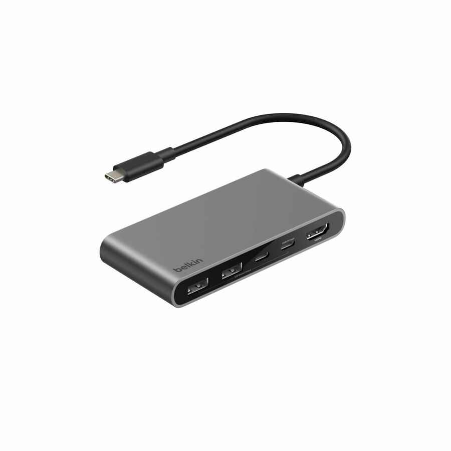 Belkin 5-Port USB-C Hub - USB-C to 2xUSB-A, 2xUSB-C, 1x4K HDMI - Docking Station - Black