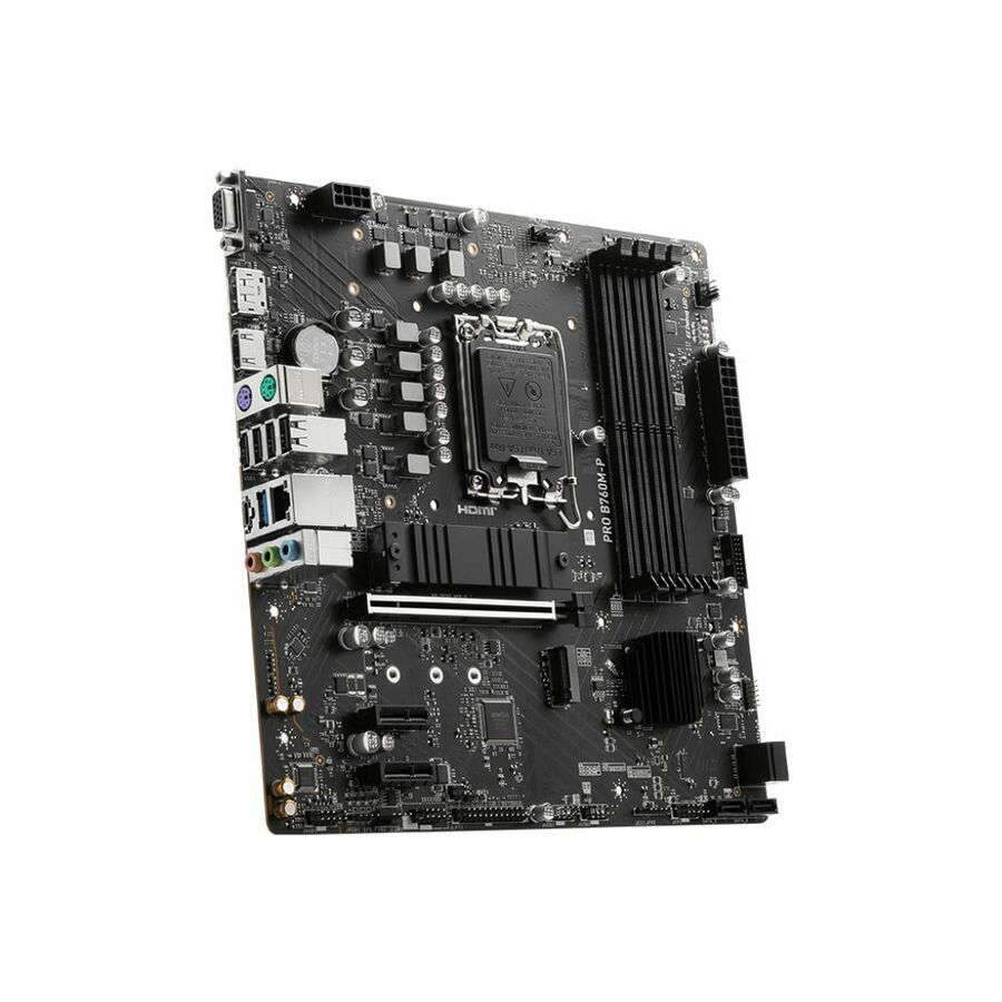 MSI B760M-P Gaming Desktop Motherboard - Intel B760 Chipset - Socket LGA-1700 - Micro ATX