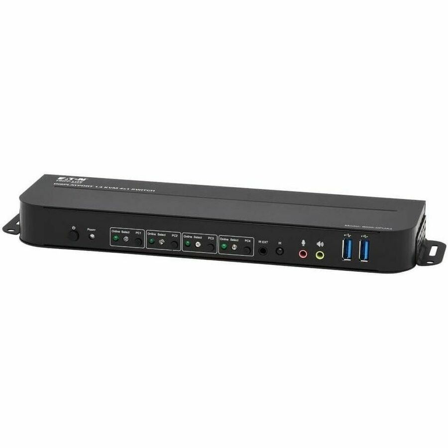 Tripp Lite by Eaton 4-Port DisplayPort/USB KVM Switch - 4K 60 Hz HDR HDCP 2.2 IR DP 1.4 USB Sharing