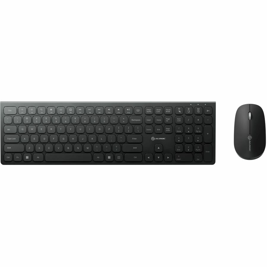 Alogic Echelon USB-C Rechargeable Wireless Mouse and Keyboard for Windows