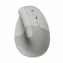 Logitech Lift Vertical Ergonomic Mouse, Wireless, Bluetooth or Logi Bolt USB receiver, Quiet clicks, 6 buttons, Sand
