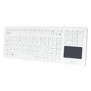 Adesso AKB-270UW Antimicrobial Waterproof TouchPad Keyboard with CoPilot AI Hotkey
