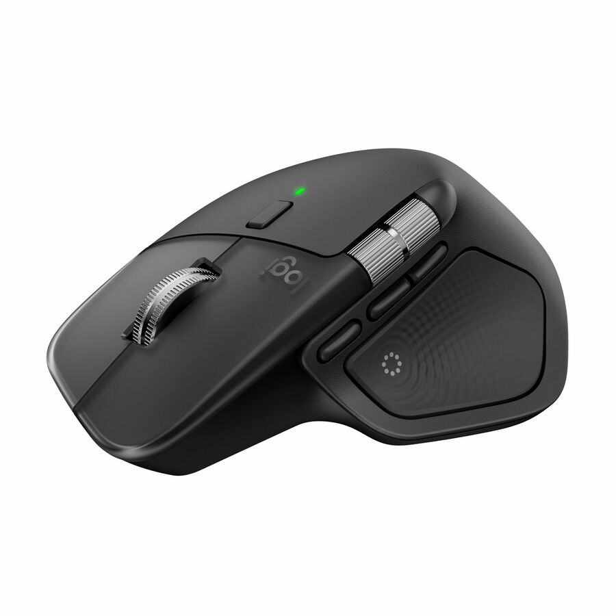Logitech MX Master 4, Ergonomic Wireless Mouse with Advanced Performance Haptic Feedback, Ultra-Fast Scrolling, USB-C Charging, Bluetooth, Windows, MacOS - black